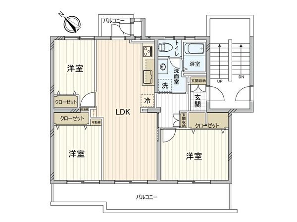 稲毛高浜北住宅 間取図(平面図) 稲毛高浜北住宅 間取図(平面図)