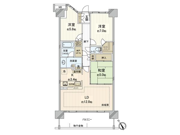 間取図(平面図)