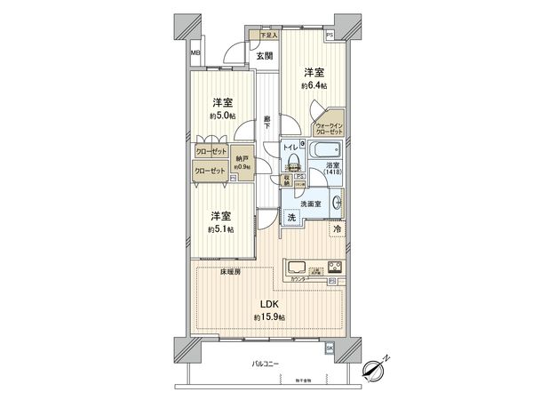 検見川浜レジデンス 間取図(平面図) 検見川浜レジデンス 間取図(平面図)