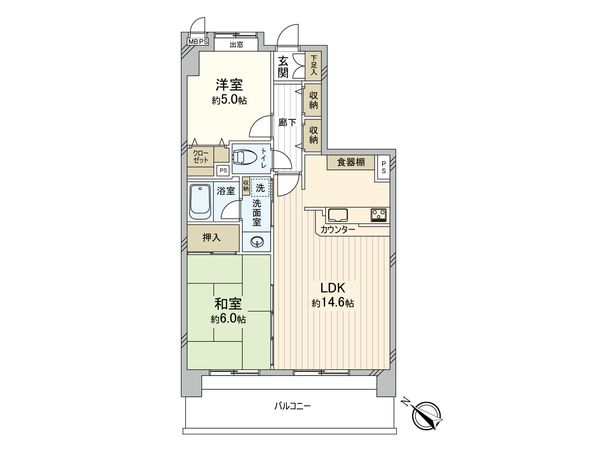 ライオンズプラザ稲毛海岸 間取図(平面図) ライオンズプラザ稲毛海岸 間取図(平面図)