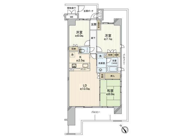 間取図(平面図)