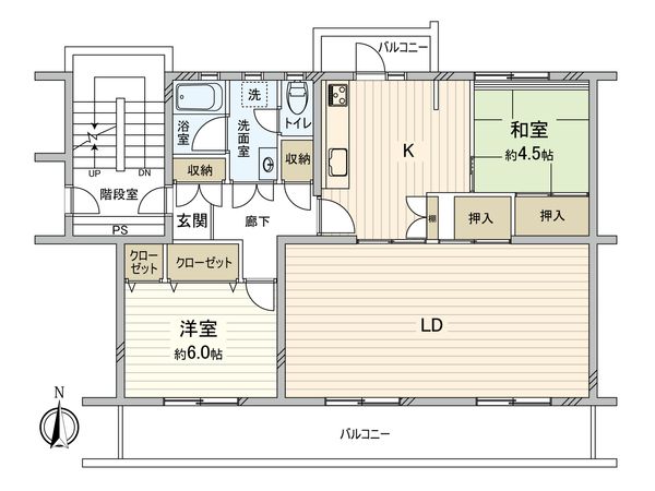 みつわ台三丁目13番住宅 間取図(平面図)