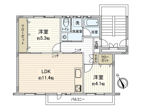 真砂一丁目団地 間取図(平面図) 間取図(平面図)