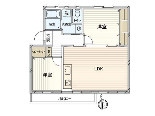高洲一丁目住宅 間取図(平面図) 間取図(平面図)