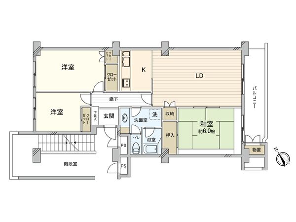東急海浜ビレッヂ 間取図(平面図)