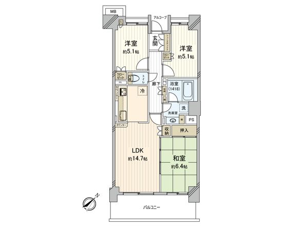 間取図(平面図)