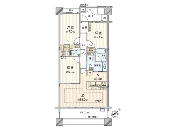間取図(平面図)