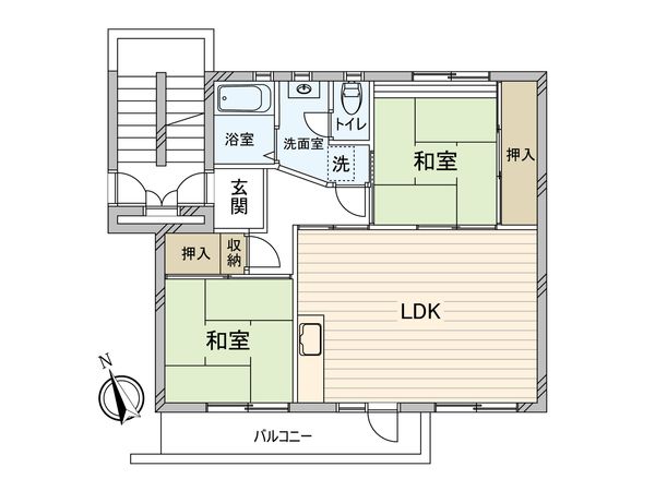 真砂一丁目団地 間取図(平面図) 真砂一丁目団地 間取図(平面図)
