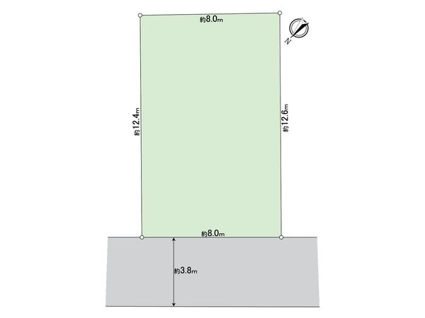 船橋市松が丘1丁目 土地 区画図