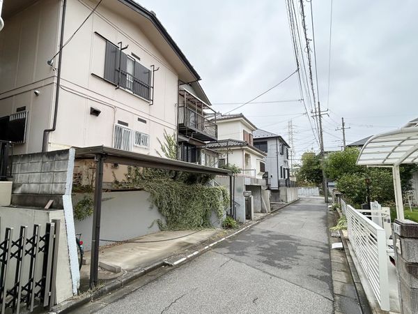 船橋市松が丘1丁目 土地 前面道路含む外観