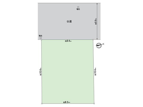 江東区三好2丁目 土地(更地) 区画図