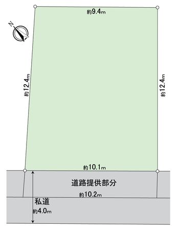 船橋市松が丘1丁目 土地 区画図 船橋市松が丘1丁目 土地 区画図