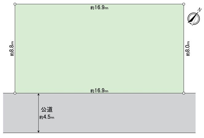 船橋市西習志野1丁目 土地(古家有) 区画図 船橋市西習志野1丁目 土地(古家有) 区画図
