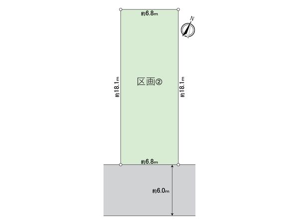 船橋市習志野台2丁目土地(更地渡し)区画② 区画図 船橋市習志野台2丁目土地(更地渡し)区画② 区画図