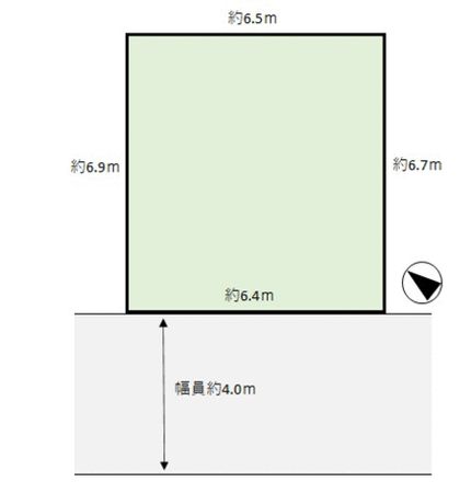 船橋市新高根6丁目 土地(更地) 区画図 船橋市新高根6丁目 土地(更地) 区画図