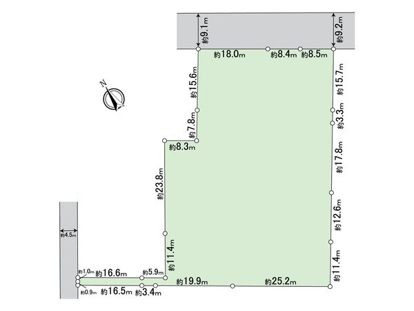 船橋市三咲8丁目 土地(更地) 区画図 船橋市三咲8丁目 土地(更地) 区画図