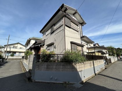 船橋市松が丘3丁目 土地(古家有) 前面道路含む外観