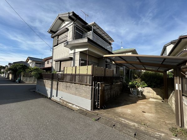 船橋市松が丘3丁目 土地(古家有) 前面道路含む外観 船橋市松が丘3丁目 土地(古家有) 前面道路含む外観