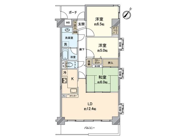 北習志野セントラルガーデン 間取図(平面図)