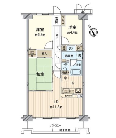 間取図(平面図)