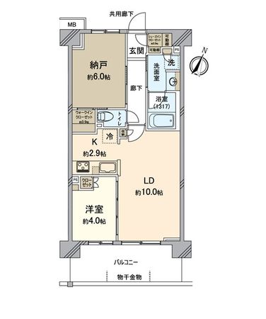 リビオシティ船橋北習志野 間取図(平面図) リビオシティ船橋北習志野 間取図(平面図)