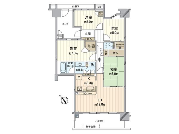 間取図(平面図)