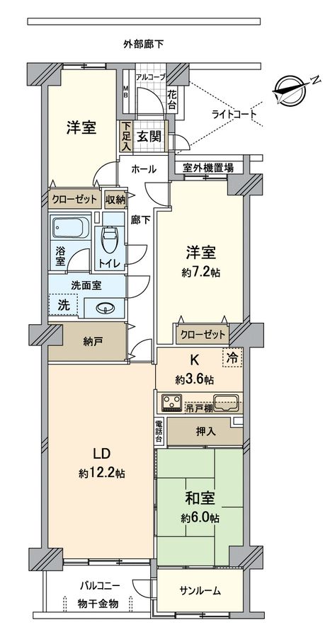 間取図(平面図)