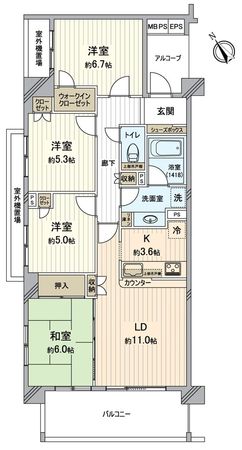 間取図(平面図)