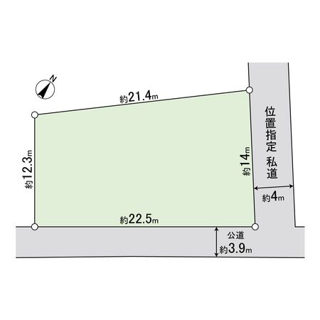 幕張町4丁目 土地 区画図 幕張町4丁目 土地 区画図