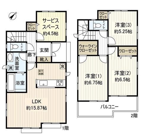 幕張町2丁目 間取図(平面図) 幕張町2丁目 間取図(平面図)