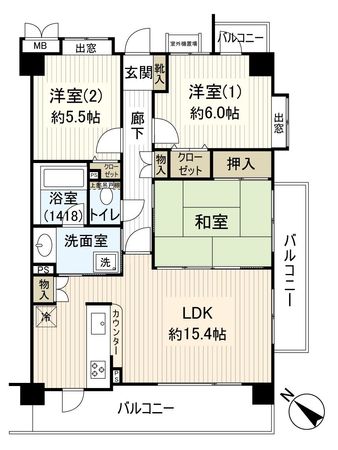 間取図(平面図)