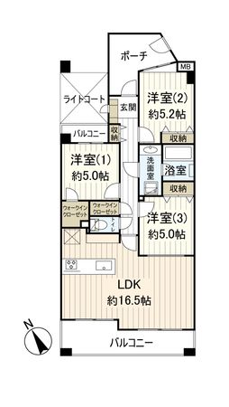 エステ・シティ海浜幕張 1番館 間取図(平面図) エステ・シティ海浜幕張 1番館 間取図(平面図)