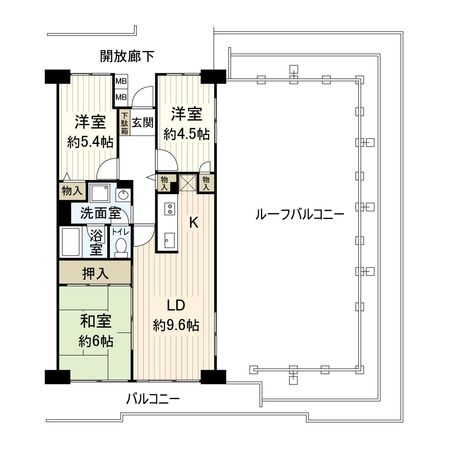 幕張本郷スカイハイツ 間取図(平面図) 幕張本郷スカイハイツ 間取図(平面図)