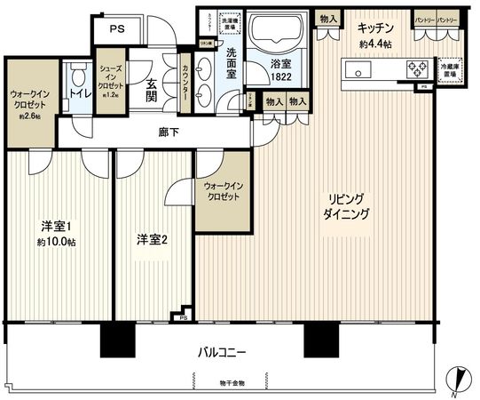 THE幕張BAYFRONT TOWER&RESIDENCE 間取図(平面図) 間取図(平面図)