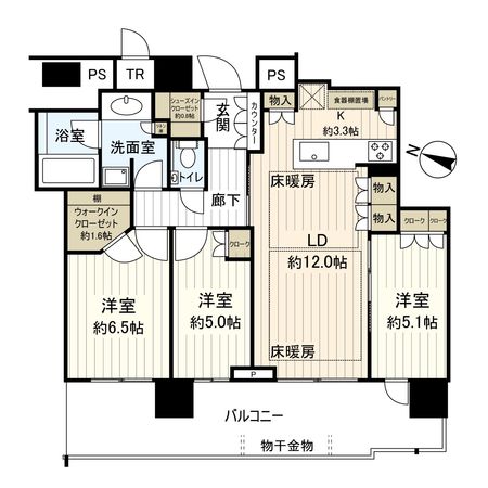THE幕張BAYFRONT TOWER&RESIDENCE 間取図(平面図) 間取図(平面図)