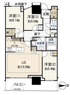 間取図(平面図)