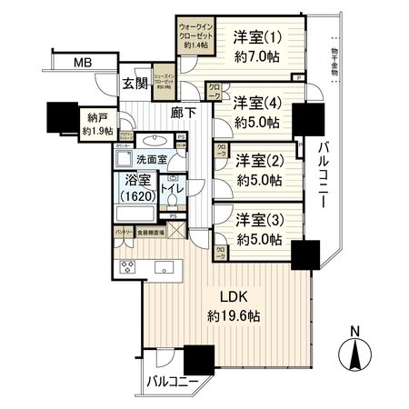 幕張ベイパーク スカイグランドタワー 間取図(平面図) 幕張ベイパーク スカイグランドタワー 間取図(平面図)