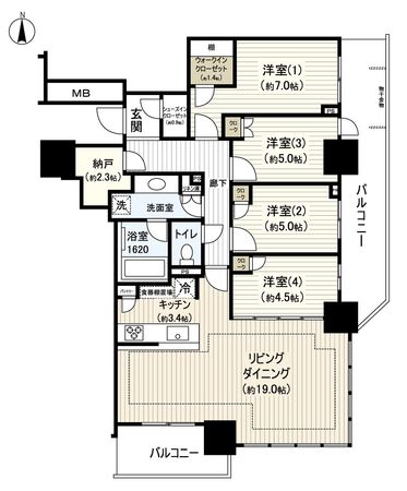 幕張ベイパーク スカイグランドタワー 間取図(平面図) 幕張ベイパーク スカイグランドタワー 間取図(平面図)