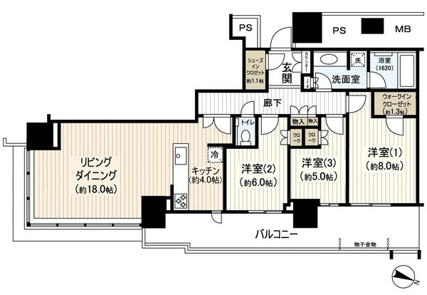 THE幕張BAYFRONT TOWER&RESIDENCE 間取図(平面図) THE幕張BAYFRONT TOWER&RESIDENCE 間取図(平面図)