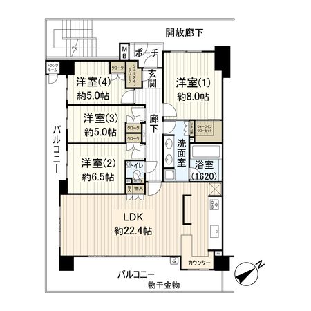 パティオスエリスト 間取図(平面図) パティオスエリスト 間取図(平面図)