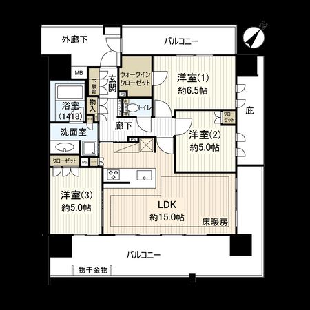 クレアホームズ千葉パークフィールズ 間取図(平面図)