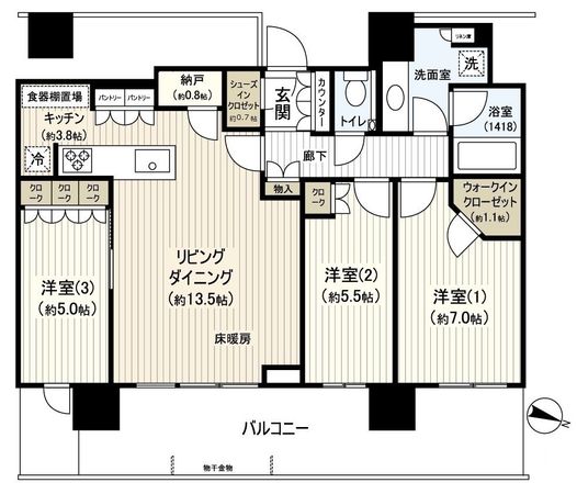 間取図(平面図)