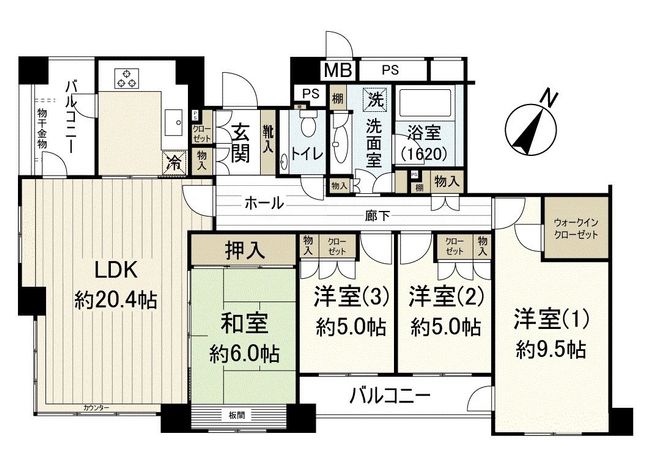パティオス5番街 間取図(平面図) パティオス5番街 間取図(平面図)