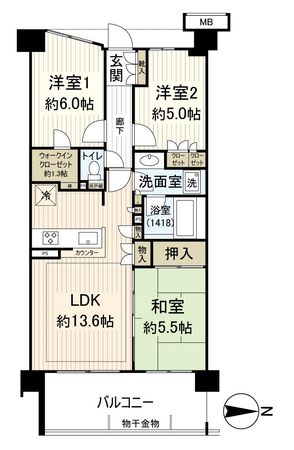 間取図(平面図)