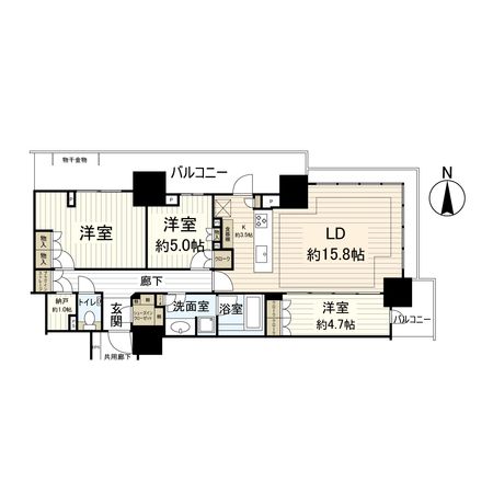幕張ベイパーク ミッドスクエアタワー 間取図(平面図) 幕張ベイパーク ミッドスクエアタワー 間取図(平面図)