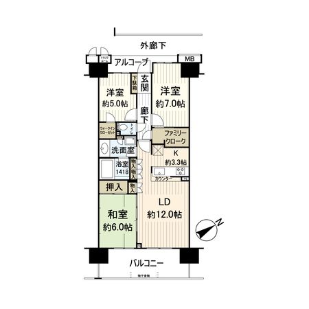 間取図(平面図)