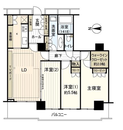セントラルパーク・ウエストシータワー 間取図(平面図) セントラルパーク・ウエストシータワー 間取図(平面図)