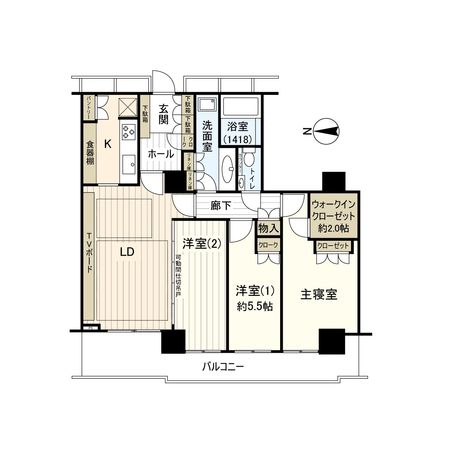 セントラルパーク・ウエストシータワー 間取図(平面図) セントラルパーク・ウエストシータワー 間取図(平面図)