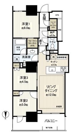 幕張ベイパーク スカイグランドタワー 間取図(平面図) 幕張ベイパーク スカイグランドタワー 間取図(平面図)