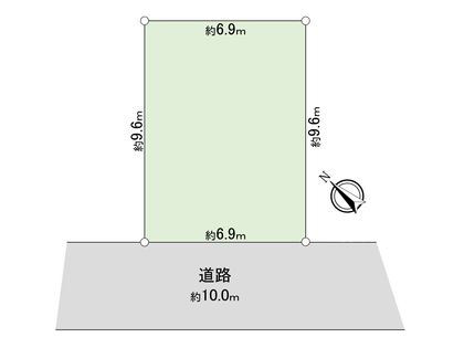 南行徳2丁目 古家有土地 区画図